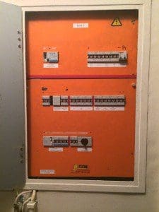 Vernieuwen elektriciteit oud pand Jecon Heist-op-den-Berg oude zekeringkast