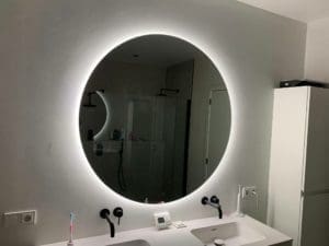 Indirect licht spiegel badkamer Jecon Heist-op-den-Berg Lier Tremelo Keerbergen Aarschot Herentals Putte